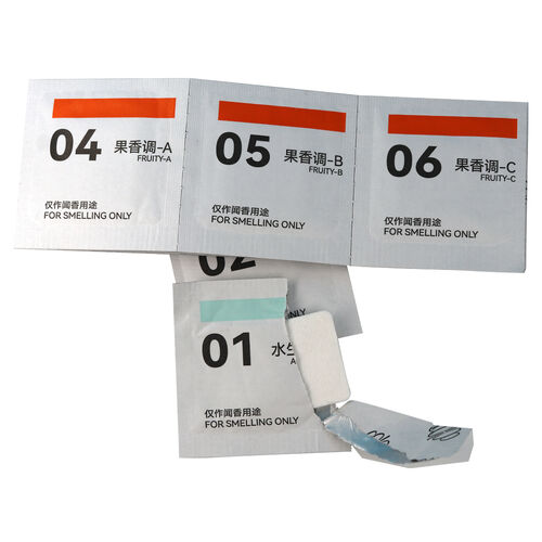 Máquina empacadora de sellado de cuatro lados con estera de fragancia personalizada