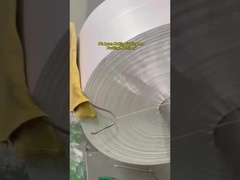 Fabricación de delantal totalmente automática de embalaje plegable 3 en 1 máquina