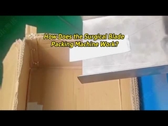 Máquina de embalaje automática de cuchillas quirúrgicas