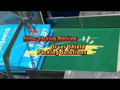 Máquina de embalaje de almohadas con escudo seco