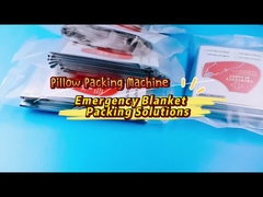 Manta automática plegable intacta de los primeros auxilios de la apiladora de la embaladora 2KW