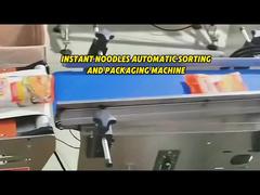 Línea automática de envasado y clasificación de fideos instantáneos en bolsas medianas
