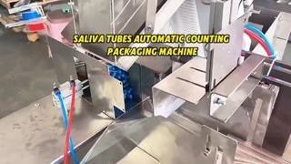 Línea de embalaje, conteo, clasificación automática de tubos de saliva