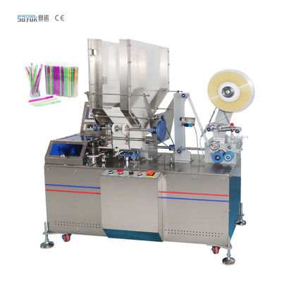 Good price 500-600 bolsos/lacre trasero de Straw Wrapping Machine Automatic Individual del minuto solo en línea