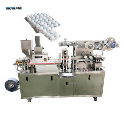 Calidad  380V Thailand Alcohol Cotton Ball Blister Packing Machine Flat Plate Type Fábrica