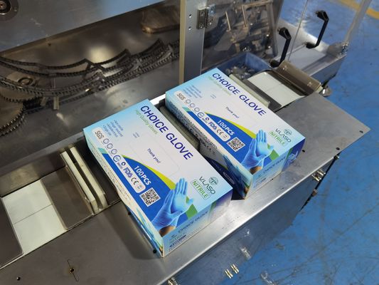 caja de guantes multifuncional de encuadernación automática del nitrilo de la máquina 50Hz