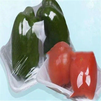 Frutas vegetales de la máquina 220v del plástico de embalar del calor de la película de POF con la bandeja
