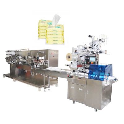30 - 120PC Máquina de producción de toallitas húmedas con 5 carriles de corte Máquina de embalaje de toallitas para bebés