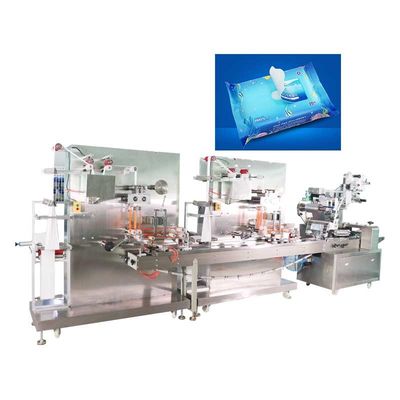 acero inoxidable mojado de alta velocidad de la empaquetadora del tejido de 220V 50Hz automático