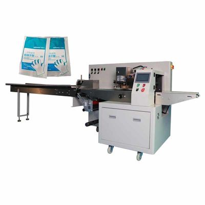Paquete automático conducido servo del guante del examen 2.8KW de la empaquetadora del guante