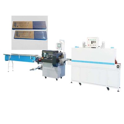 Línea de embalaje horizontal automática de la máquina 5.5KW del envoltorio retractor