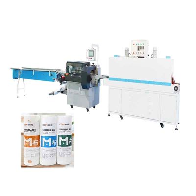 empaquetadora mecánica del rollo del paño de la cocina de la máquina del envoltorio retractor 220V 5.5KW
