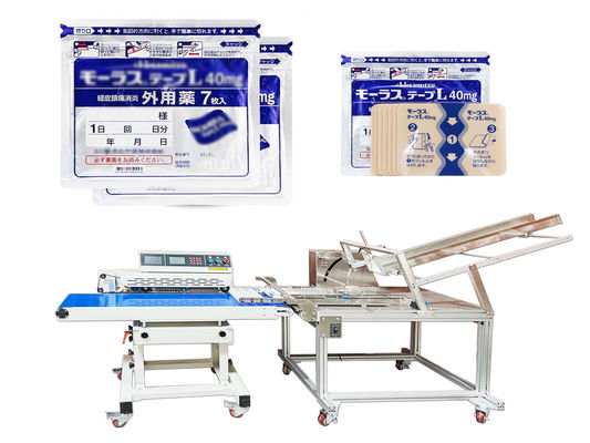 Tipo automático de la adsorción de la máquina 220V del lacre de la bolsa de plástico 3KW