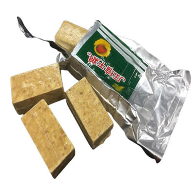 Empaquetadora lateral de sello de la pantalla táctil 4 para 4 galletas comprimidas militares de los carriles