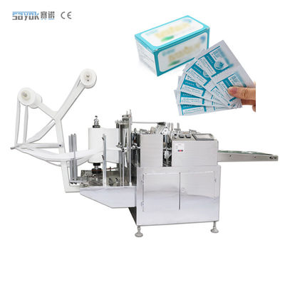 Máquina de desinfección de alcohol de barro de alcohol de preparación de almohadillas de producción de embalaje 400 pcs/min