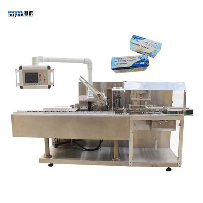 Máquina de embalaje de guantes totalmente automática para 100 PC Caja de cartón 50Hz 60Hz Frecuencia