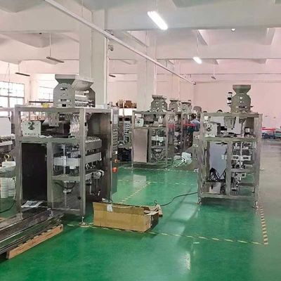 Plexiglás puerta de seguridad máquina de embalaje automático 10 líneas para 2-5g de polvo de té verde