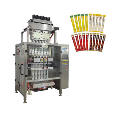 Máquina de embalaje de polvo multilinea de velocidad ajustable para embalaje versátil