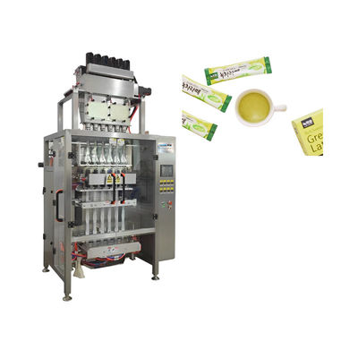 Máquina de embalaje automática de 220V 50HZ controlada por PLC 10 líneas para 2-5 g de polvo de té verde