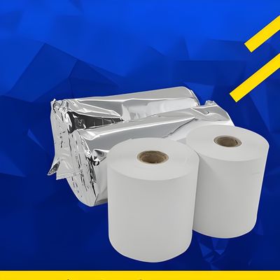 Línea de embalaje automática de almohadas personalizada Rollo térmico de papel envolvente de película metálica