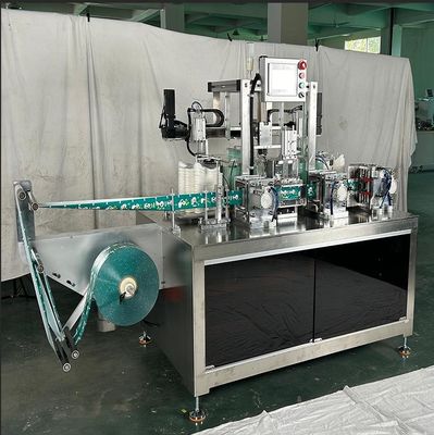 Completamente controlado por servomotores guantes de PE máquina de envoltura plegable fácil de instalar