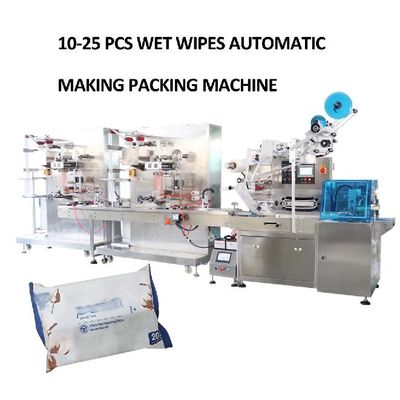 Servo Control Limpieza húmeda Limpieza de fabricación y equipo de embalaje para mediano 10-25 PCs Pack
