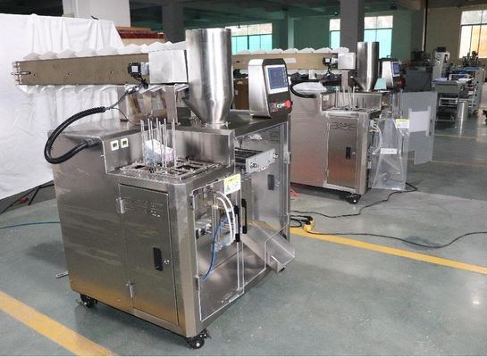 Máquina de embalaje automática de bolsas pequeñas prefabricadas para productos 3C Tipo de llenado de cadena de cubo