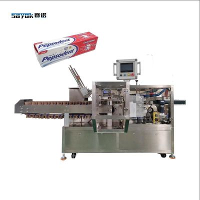 Máquina de cartonado de productos de tubo de alto rendimiento de carga con sistema de control por ordenador completo de PLC importado