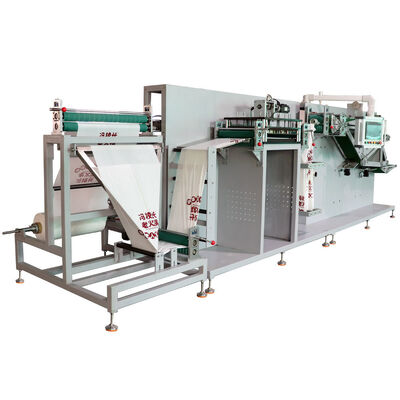 Buen precio Apron de cangrejo totalmente automático haciendo empaque plegable línea de producción y embalaje todo en uno en línea
